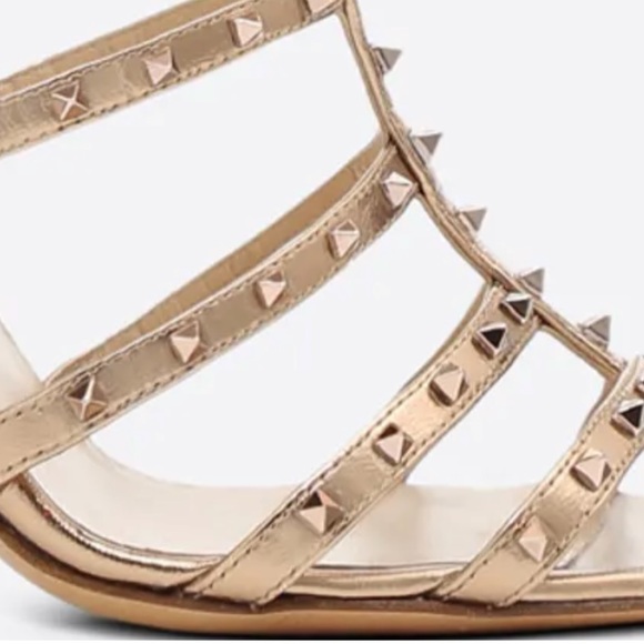 100% REAL Valentino 105mm Lovestuds Caged Sandal - Picture 7 of 16